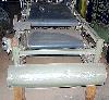  Crosslapper, 28" W x 42" laydown, solid belt type aprons,
